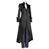 Women Gothic Long Coat Goth Punk Emo Vintage Tailcoat Steampunk Coat